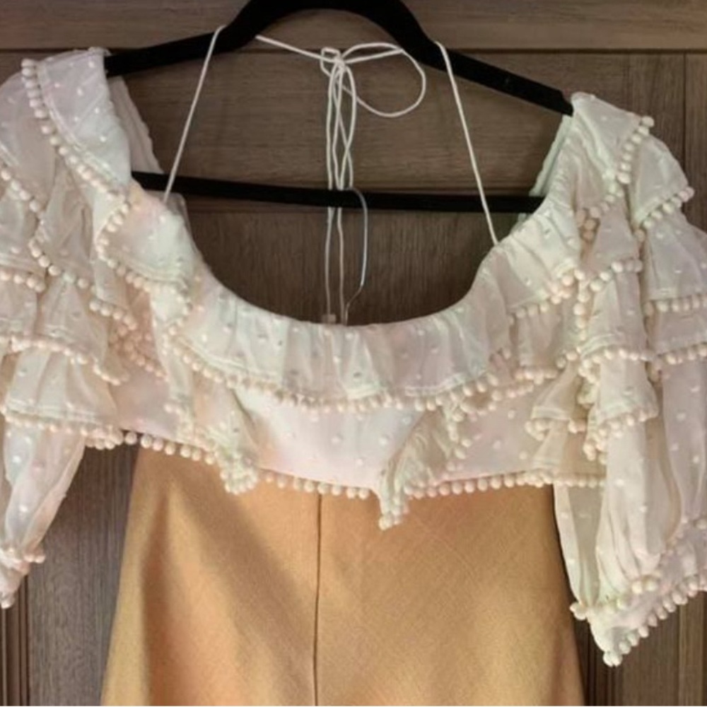 Zimmermann "Painted Heart" Ruffle Bodice Top RARE - Picture 7 of 13